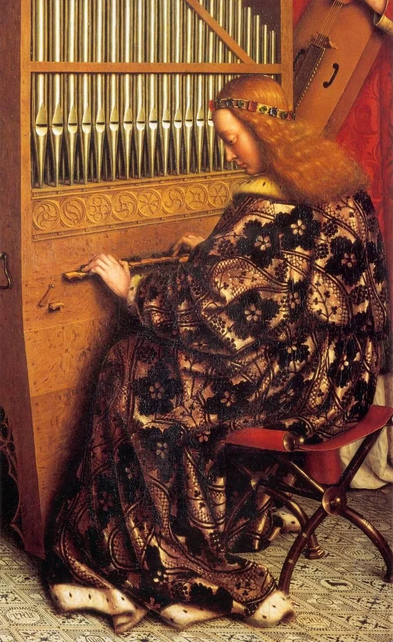 Anges jouant de la musique