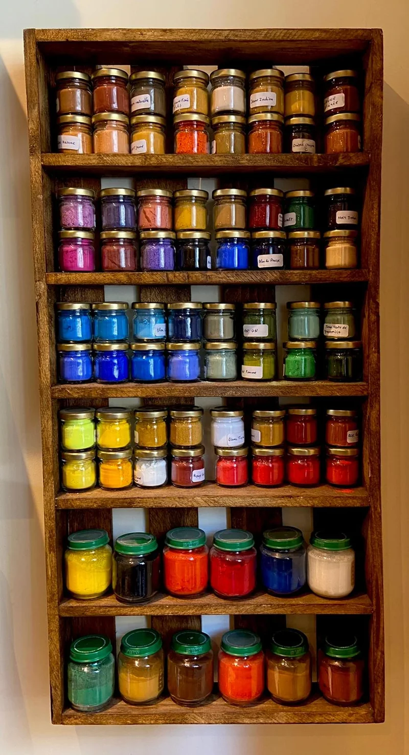 Pigments de couleur
