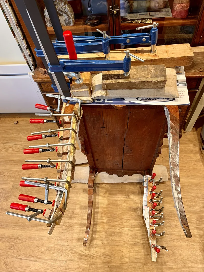 En cours de recollage
