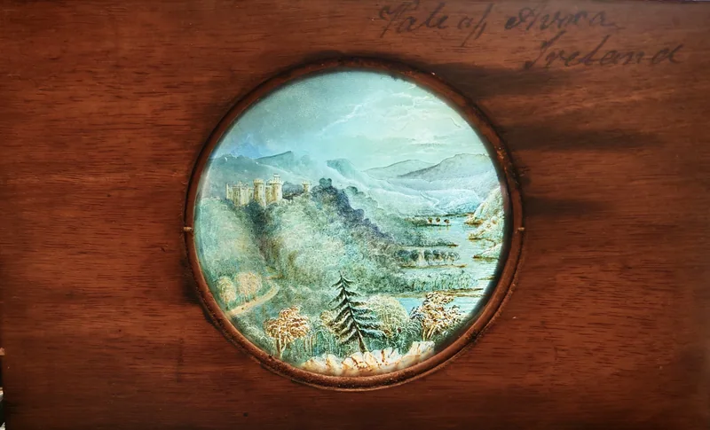 Diapositive de lanterne magique – paysage irlandais