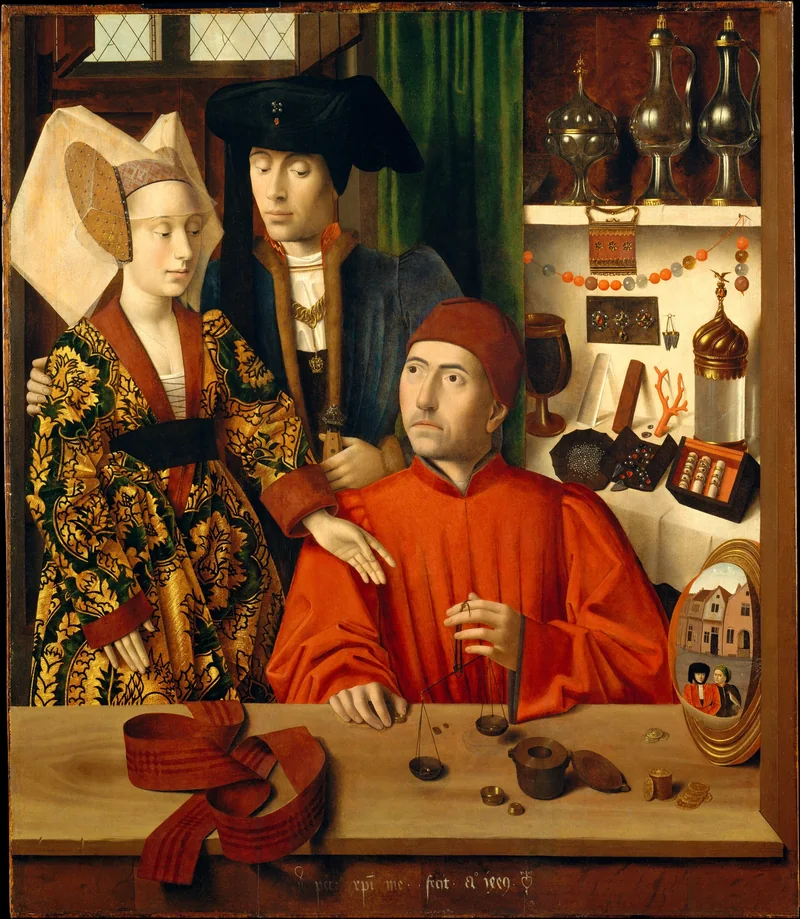 Un orfèvre dans son atelier, Petrus Christus, 1449